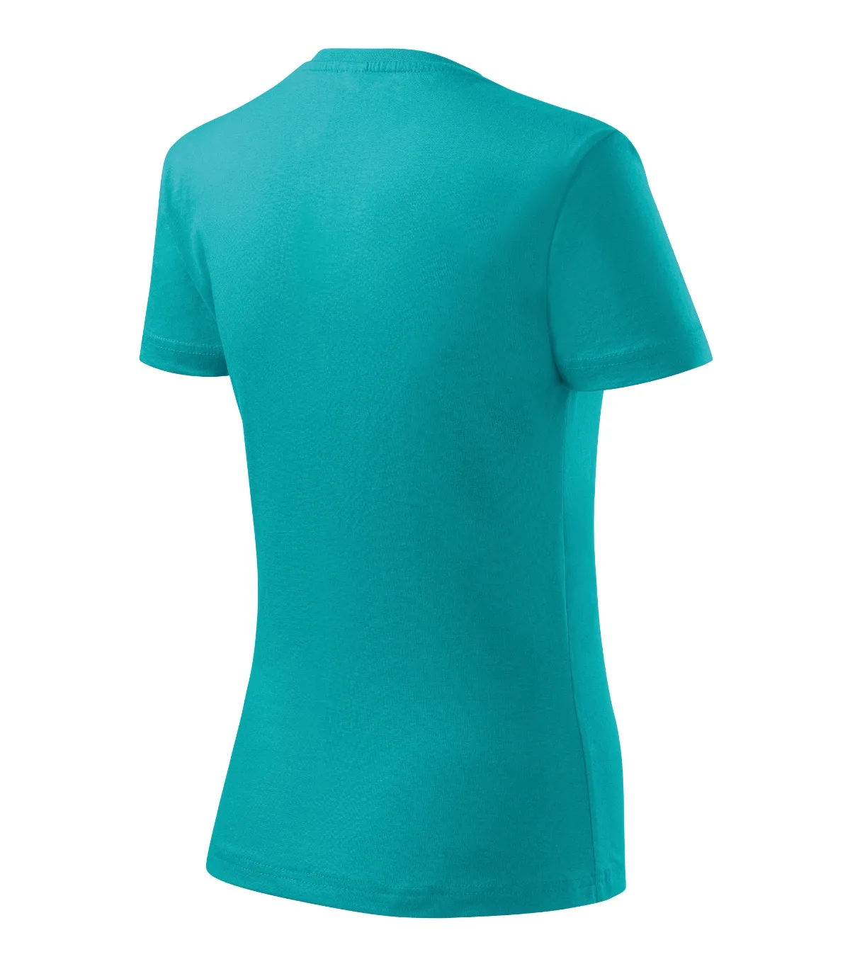 Tričko MALFINI Basic 134, dámské, emerald - Obrázek 4