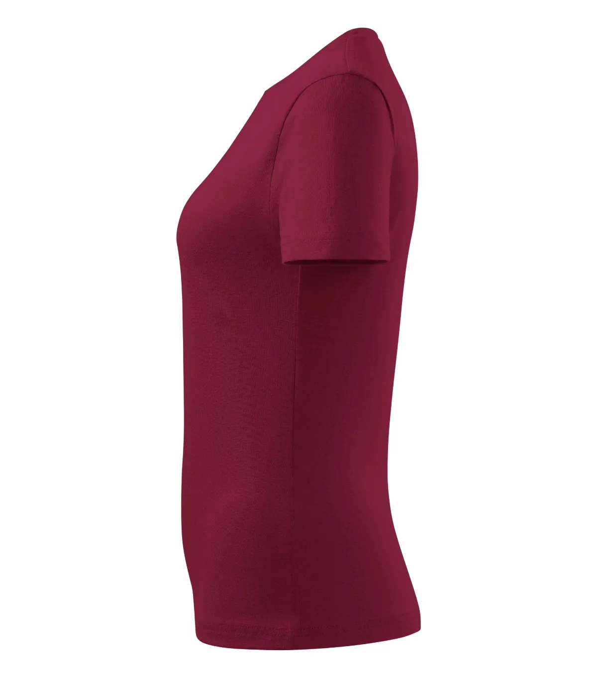Tričko MALFINI Basic 134, dámské, garnet - Obrázek 3