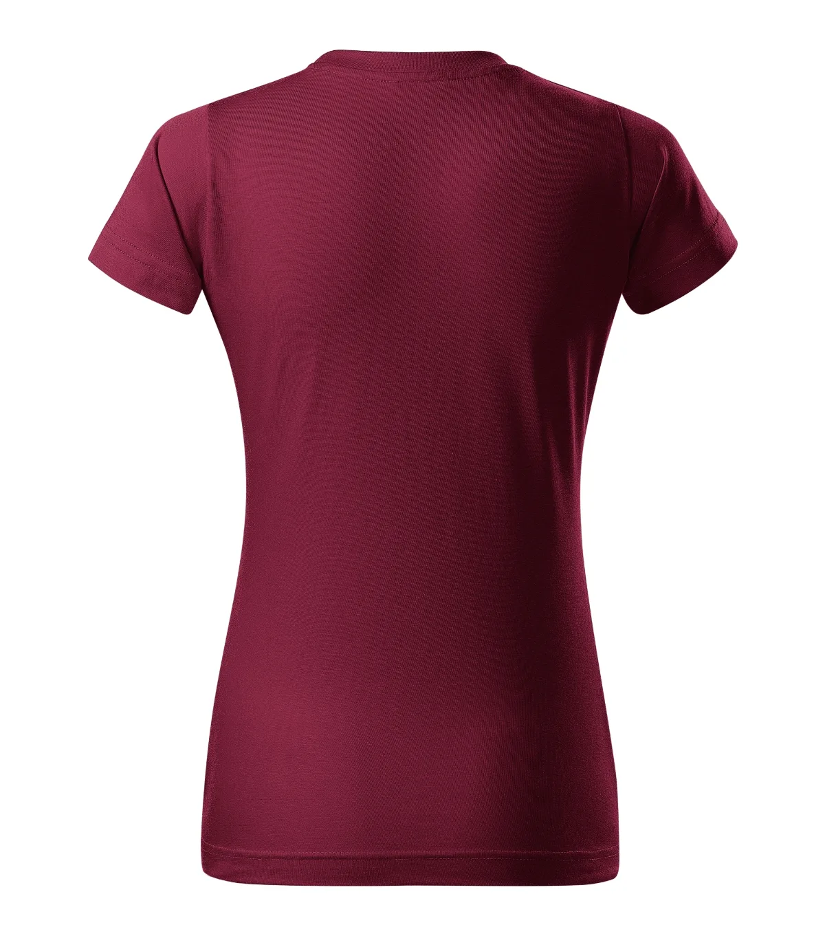 Tričko MALFINI Basic 134, dámské, garnet - Obrázek 4