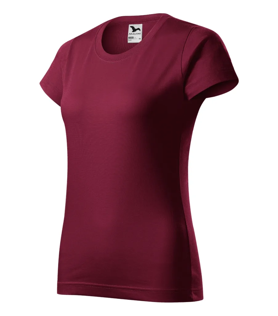 Tričko MALFINI Basic 134, dámské, garnet
