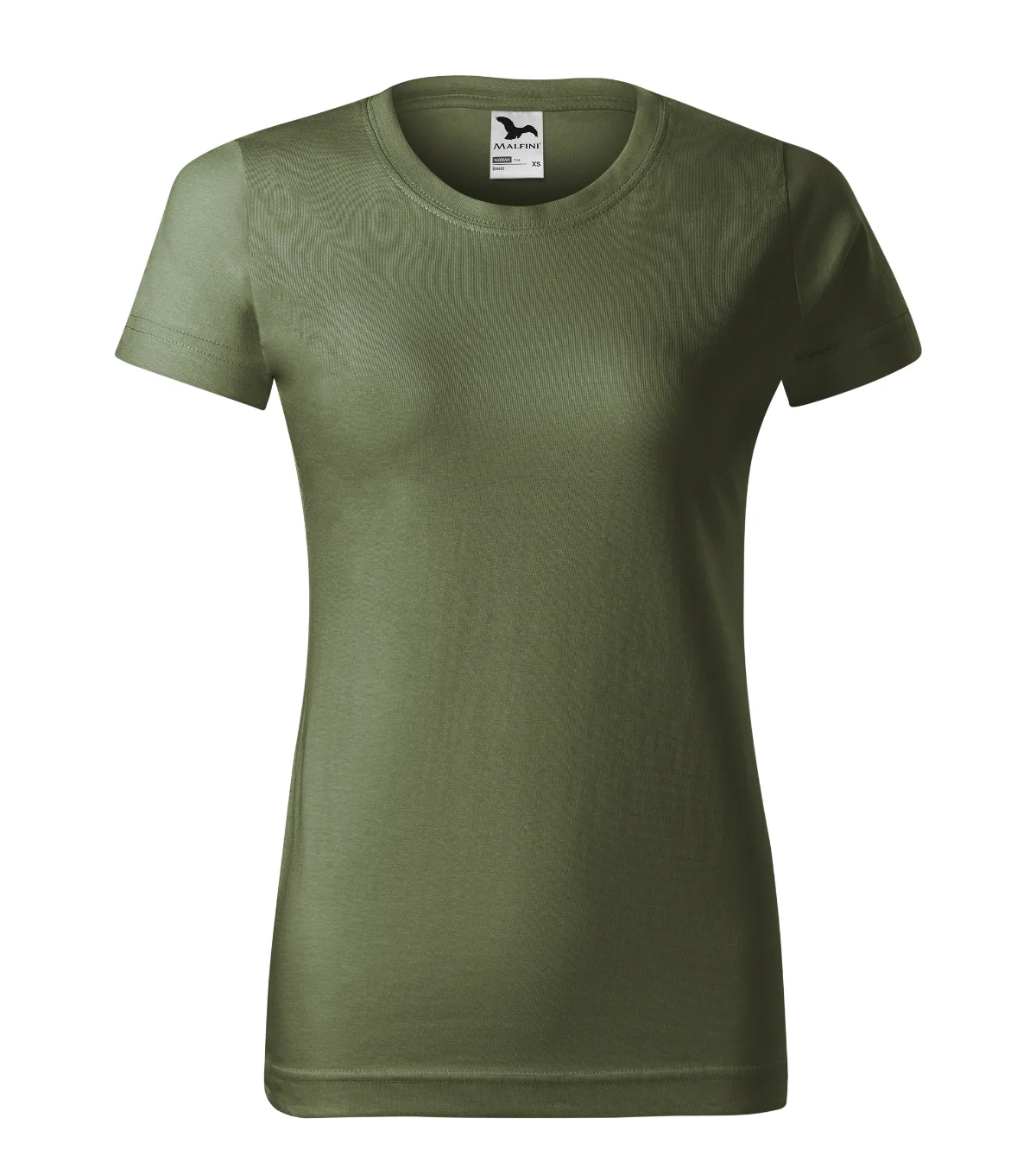 Tričko MALFINI Basic 134, dámské, khaki - Obrázek 2