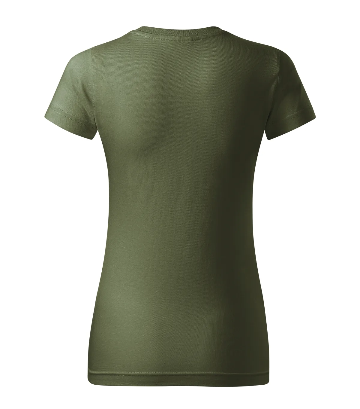 Tričko MALFINI Basic 134, dámské, khaki - Obrázek 3