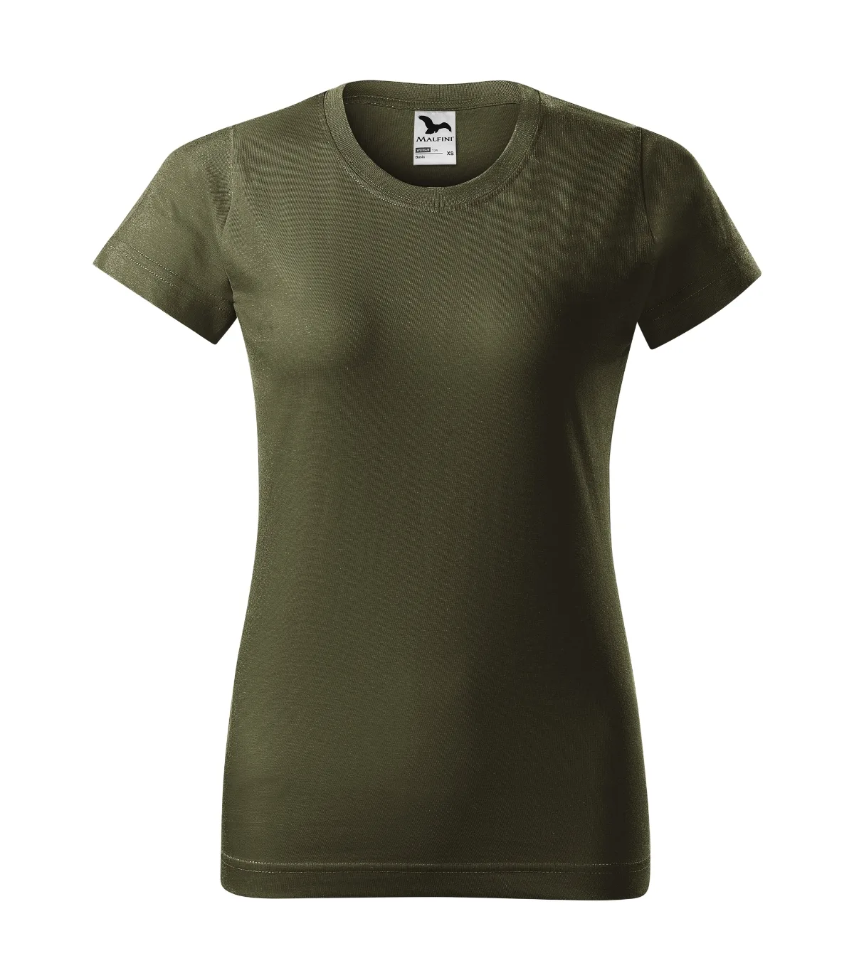 Tričko MALFINI Basic 134, dámské, military - Obrázek 2