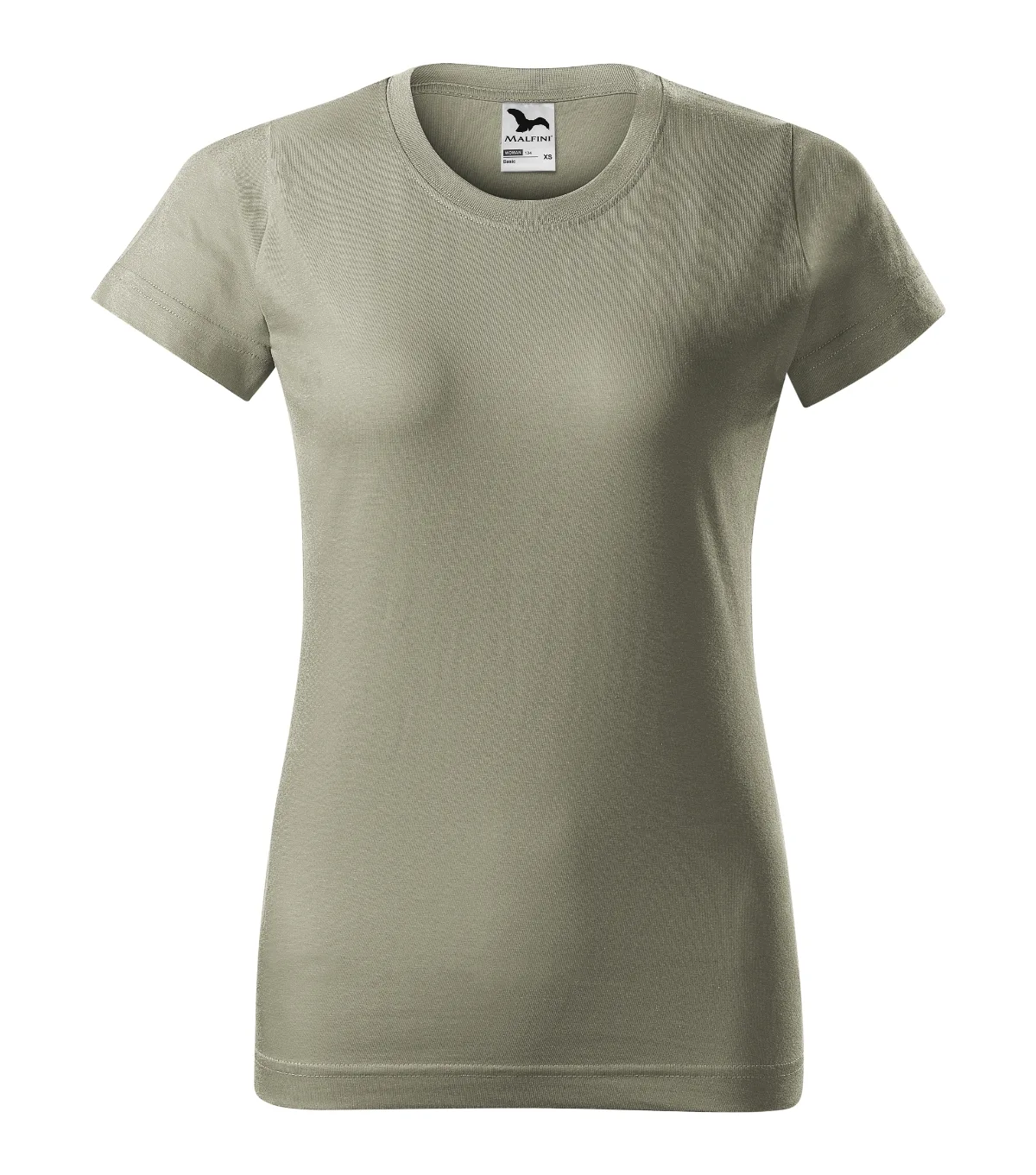 Tričko MALFINI Basic 134, dámské, světlá khaki - Obrázek 2