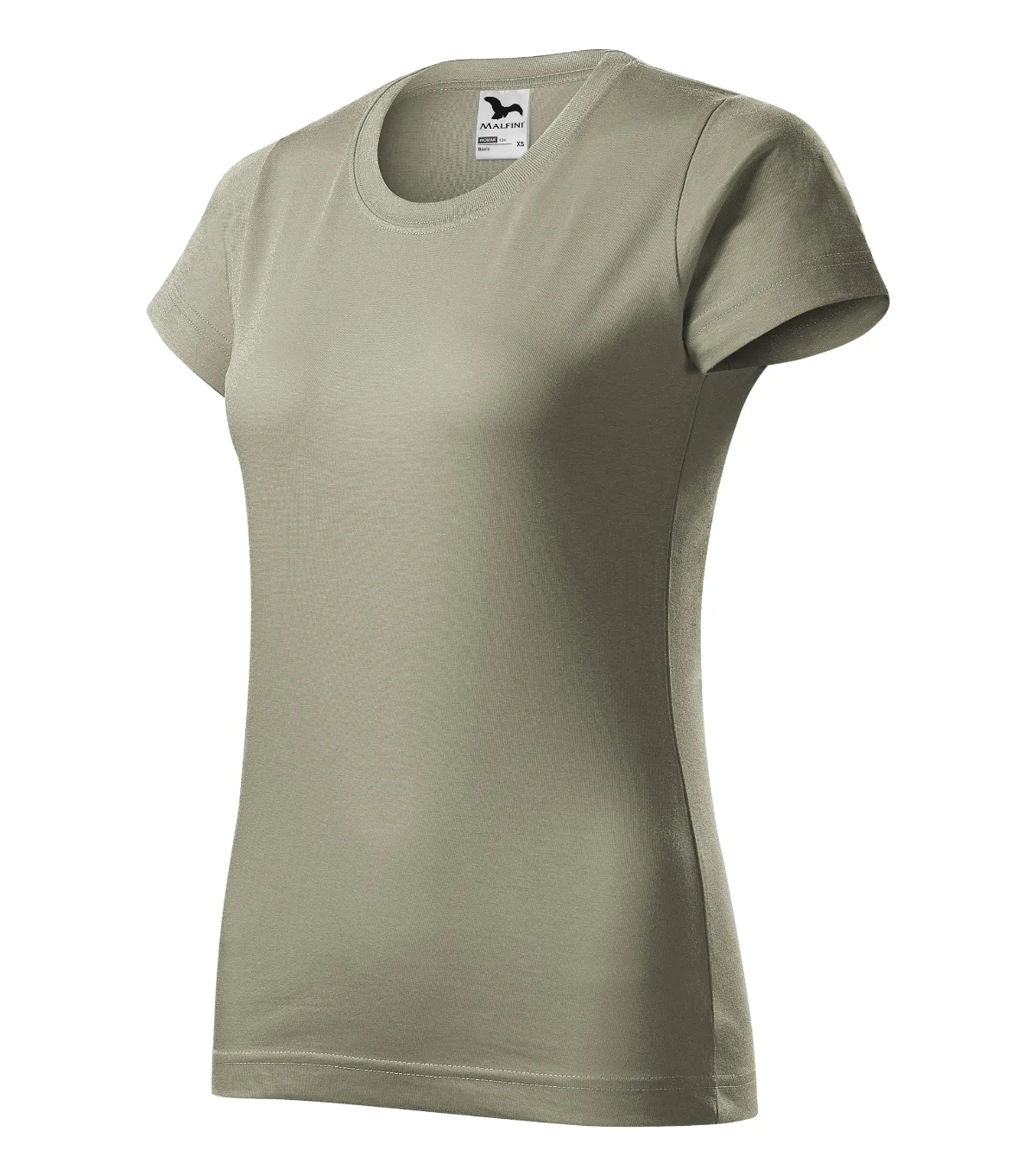 Tričko MALFINI Basic 134, dámské, světlá khaki