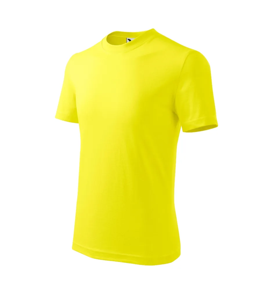 Tričko MALFINI Basic 138, dětské, citronová