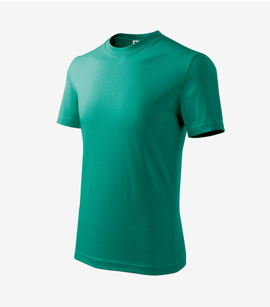 Tričko MALFINI Basic 138, dětské, emerald