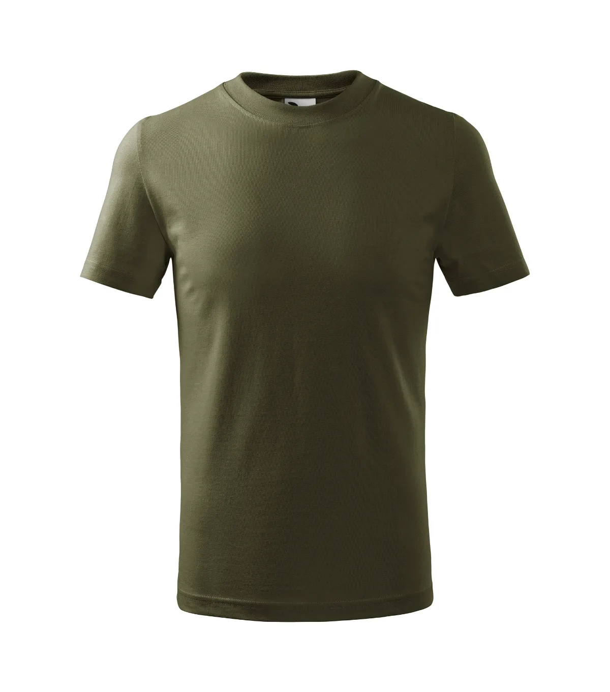 Tričko MALFINI Basic 138, dětské, military - Obrázek 2
