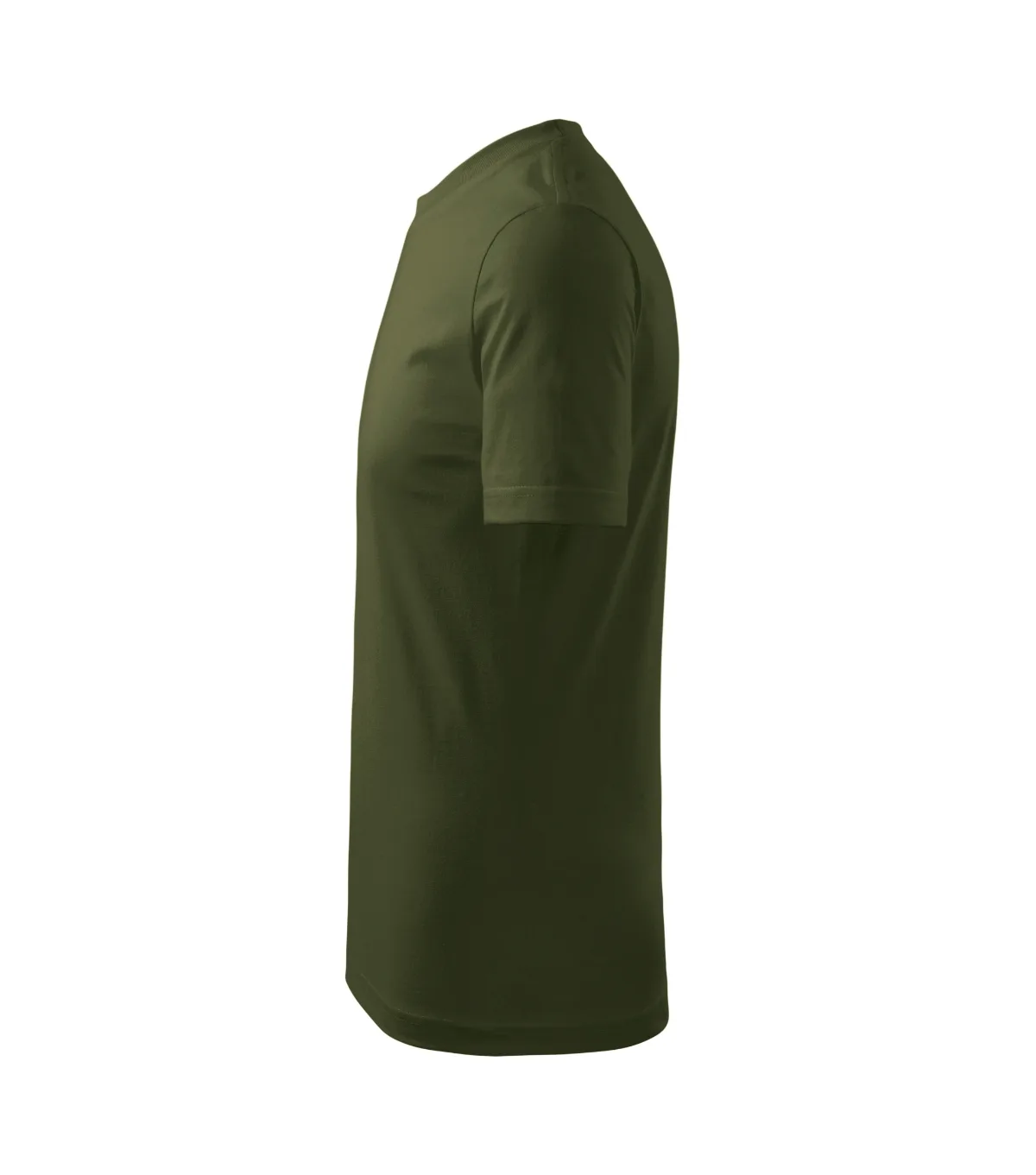 Tričko MALFINI Basic 138, dětské, military - Obrázek 3