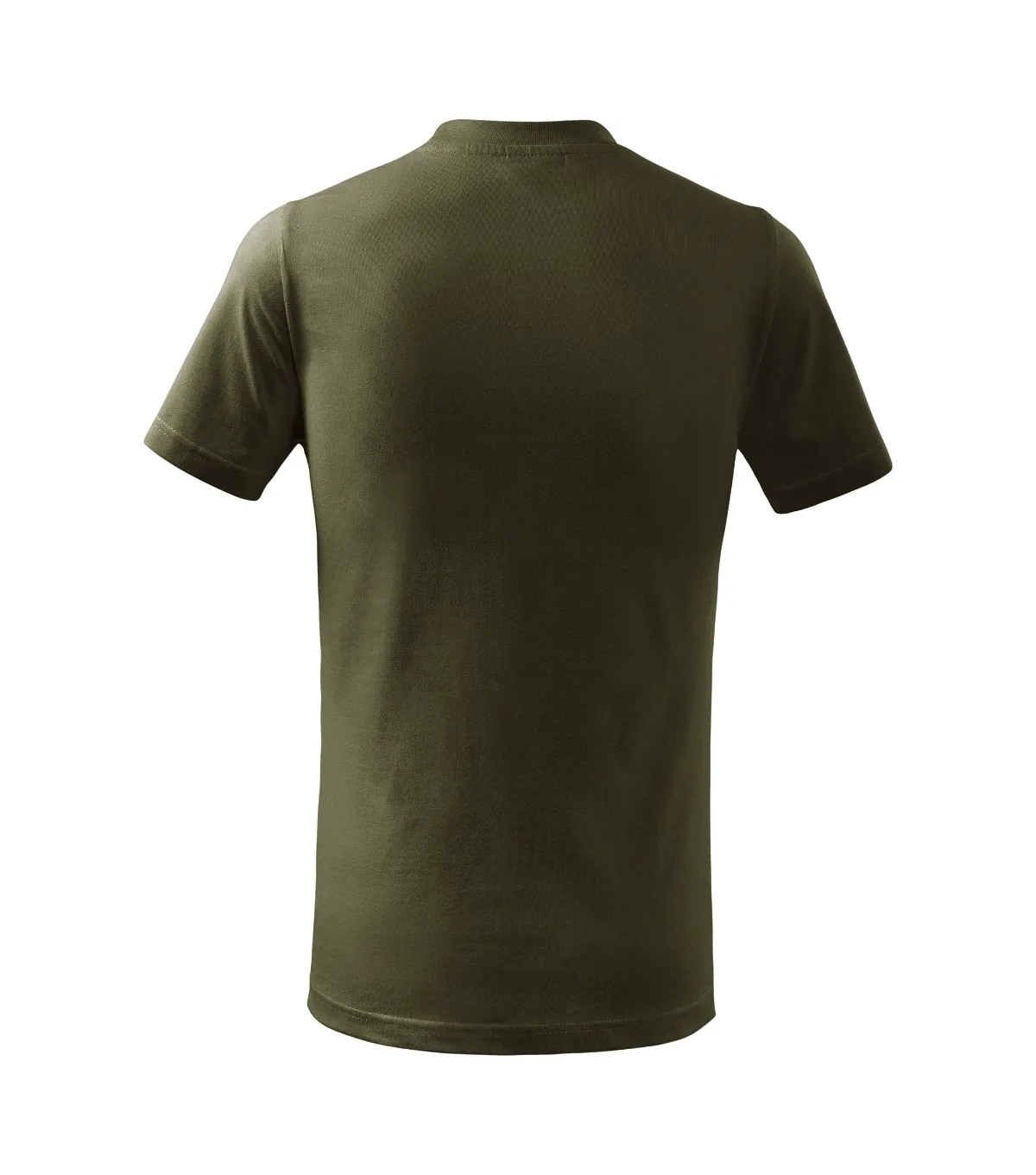 Tričko MALFINI Basic 138, dětské, military - Obrázek 4