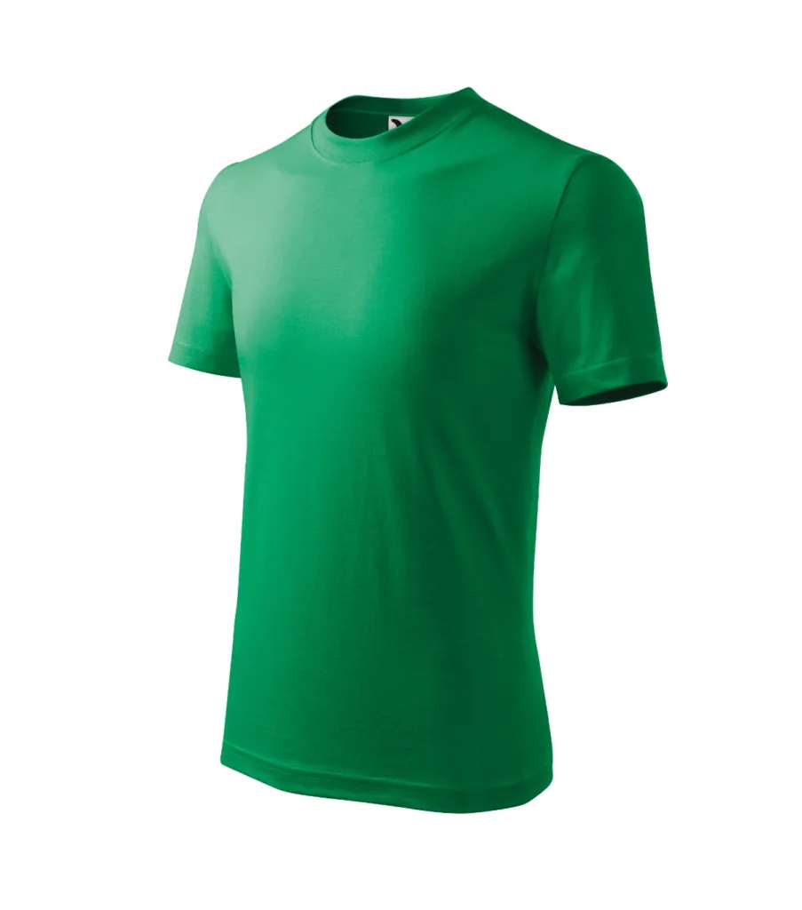 Tričko MALFINI Basic 138, dětské, středně zelená