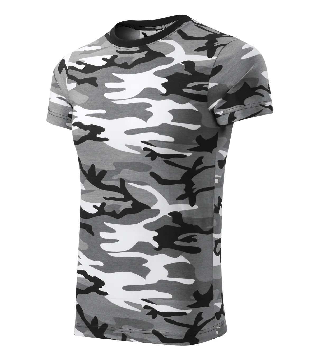 Tričko MALFINI Camouflage 144, unisex, camouflage gray
