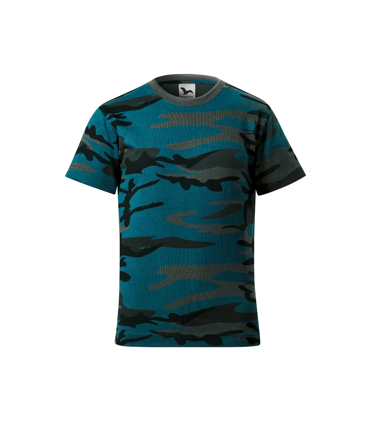 Tričko MALFINI Camouflage 149, dětské, camouflage petrol - Obrázek 2