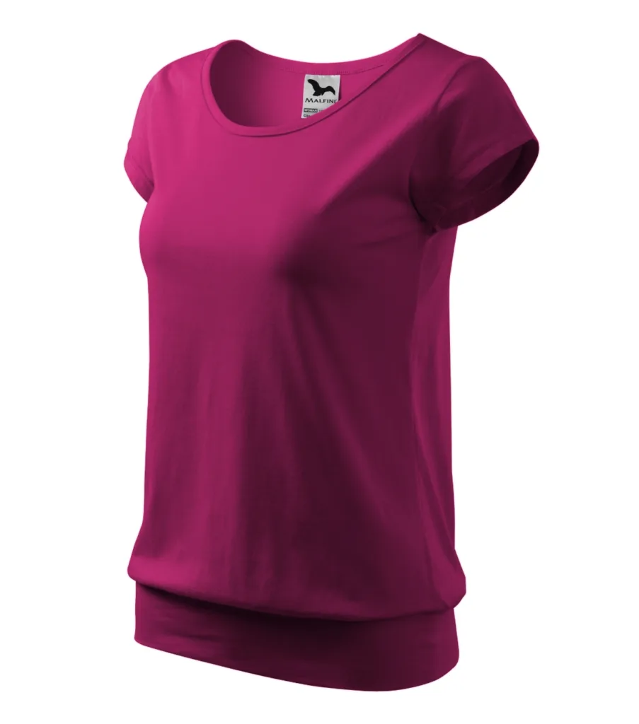 Tričko MALFINI City 120, dámské, fuchsia red