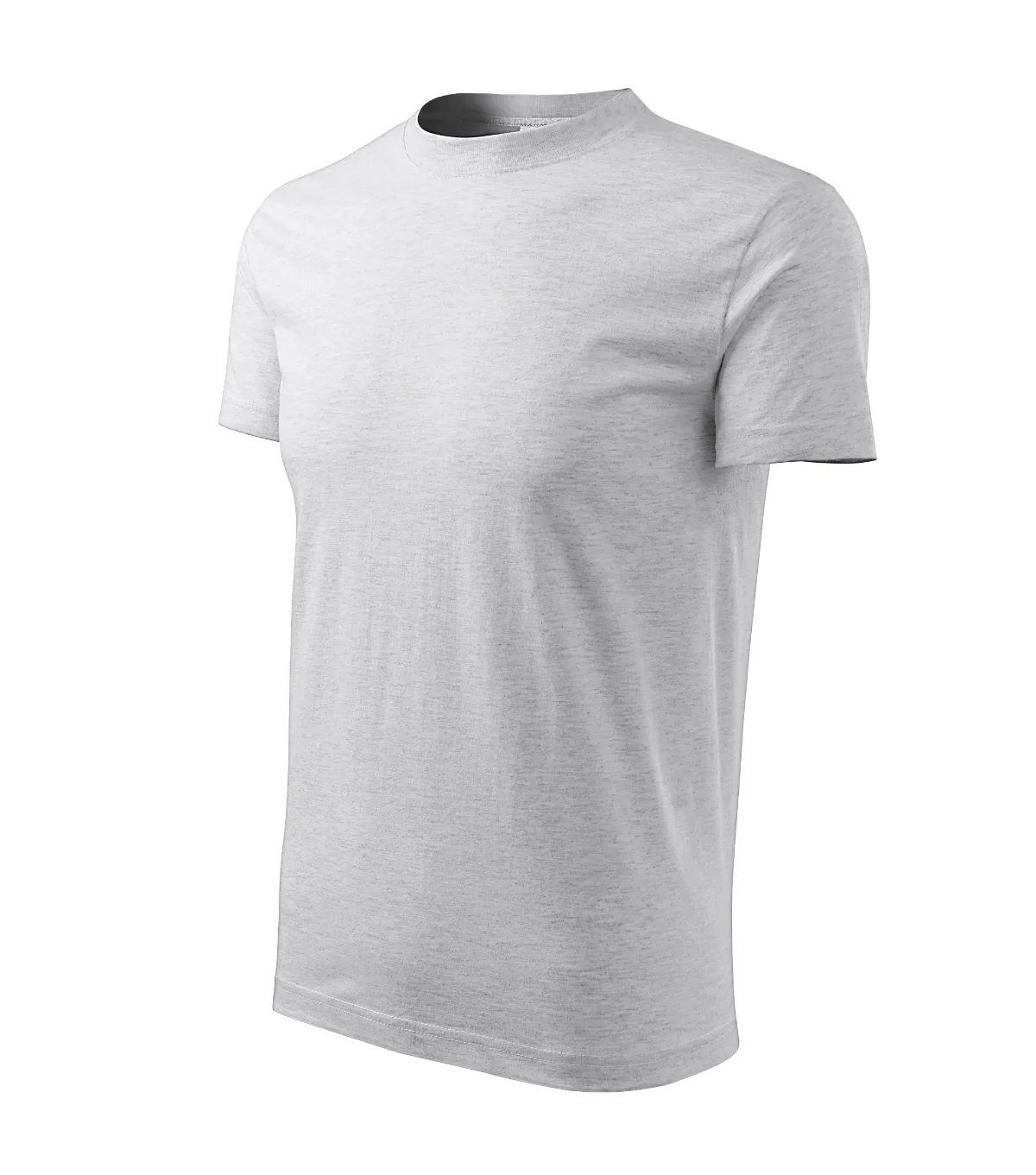 Tričko MALFINI Classic 101, unisex, světle šedý melír