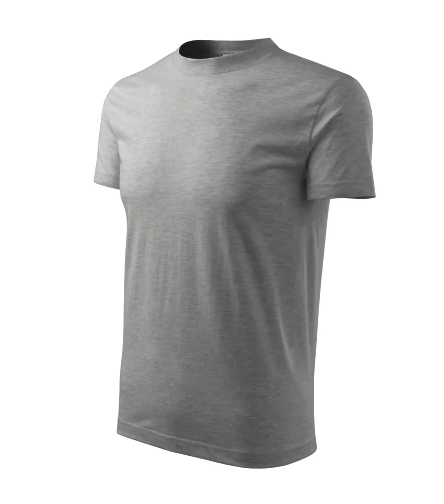 Tričko MALFINI Classic 101, unisex, tmavě šedý melír