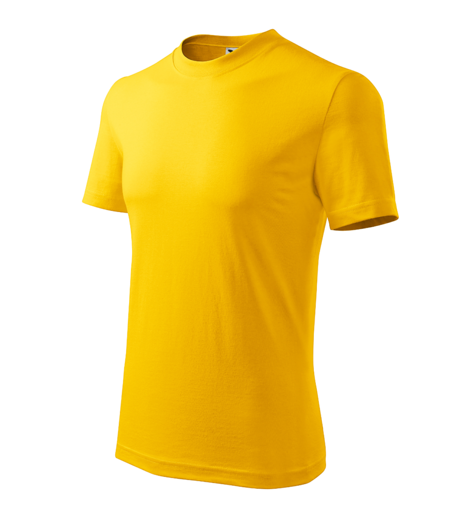 Tričko MALFINI Classic 101, unisex, žlutá