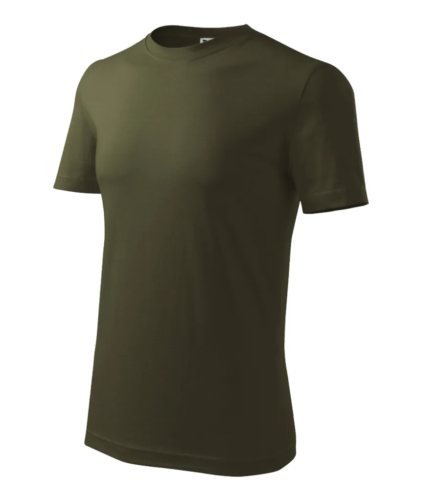 Tričko MALFINI Classic New 132, pánské, military