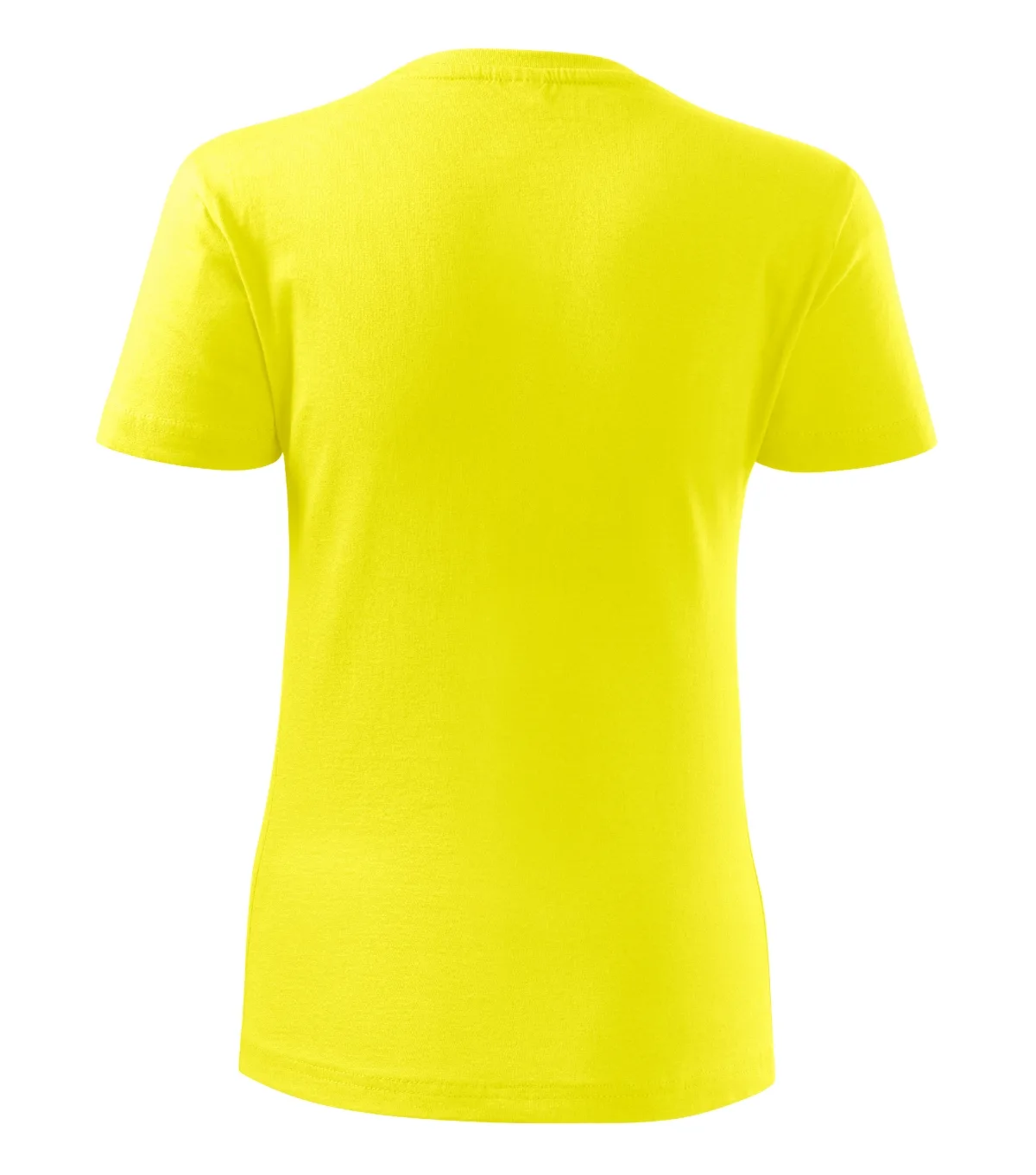 Tričko MALFINI Classic New 133, dámské, citronová - Obrázek 3