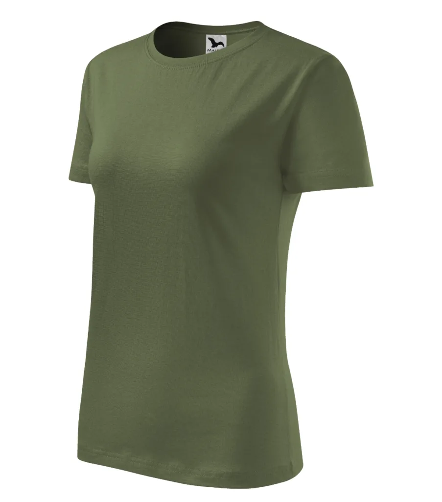 Tričko MALFINI Classic New 133, dámské, khaki