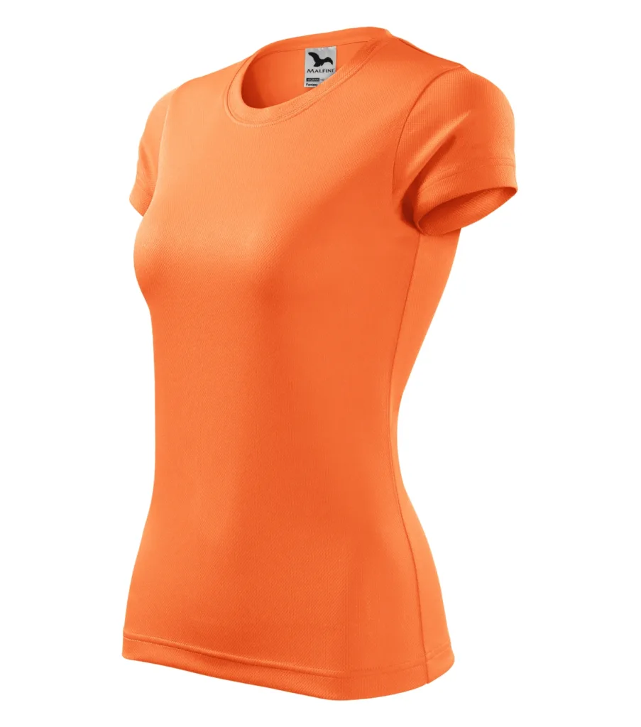 Tričko MALFINI Fantasy 140, dámské, neon mandarine