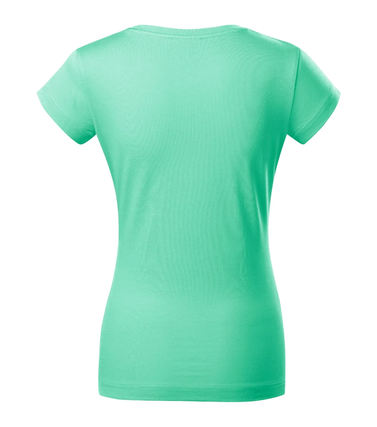 Tričko MALFINI Fit V-neck 162, dámské, mátová - Obrázek 3