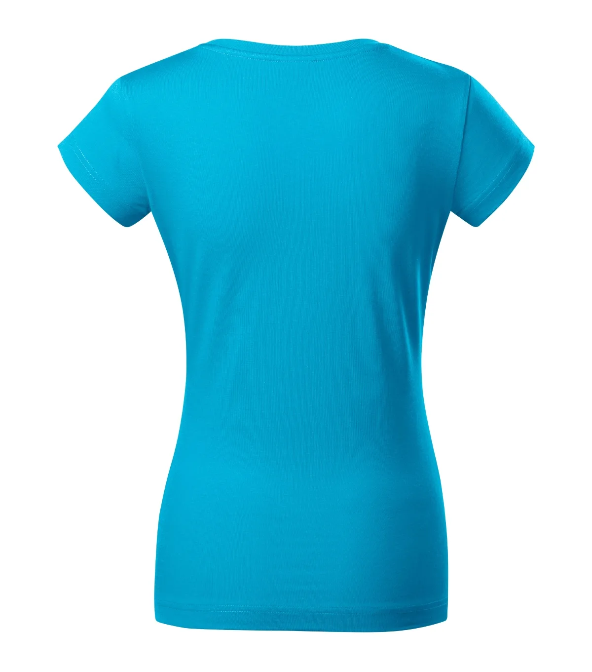 Tričko MALFINI Fit V-neck 162, dámské, tyrkysová - Obrázek 3