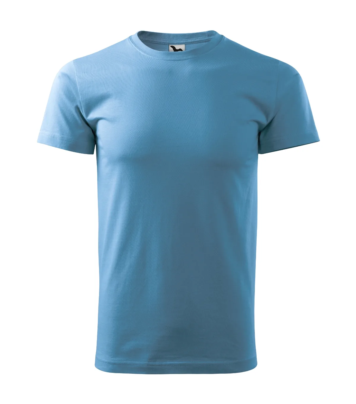 Tričko MALFINI Heavy New 137, unisex, azurově modrá - Obrázek 2