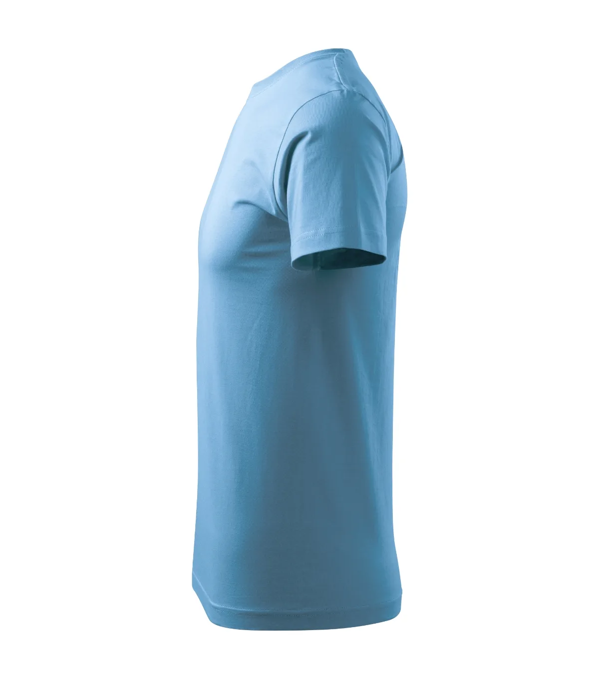 Tričko MALFINI Heavy New 137, unisex, azurově modrá - Obrázek 3
