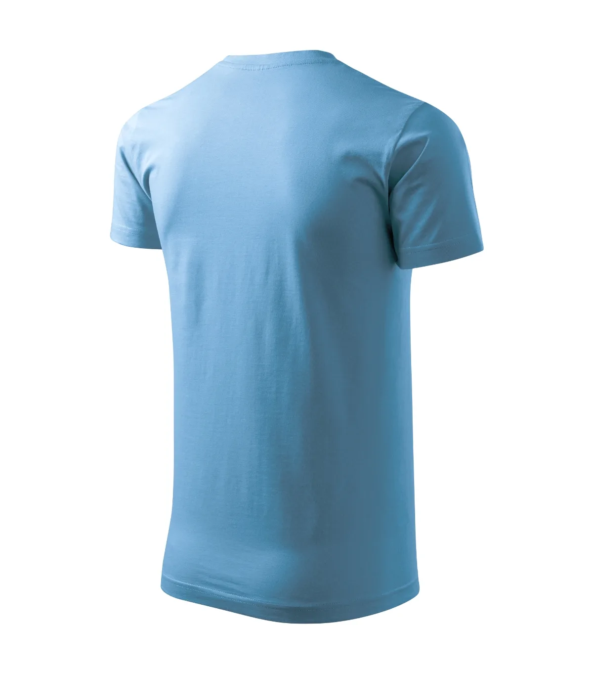 Tričko MALFINI Heavy New 137, unisex, azurově modrá - Obrázek 4