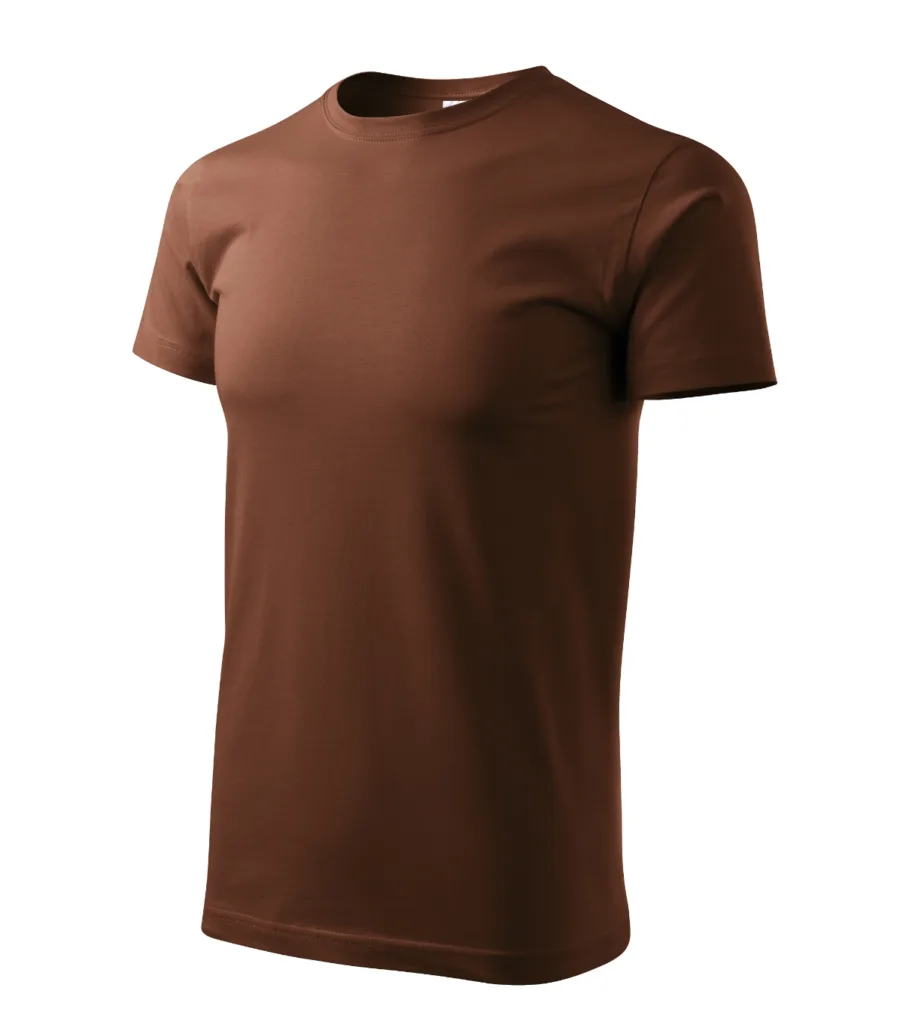 Tričko MALFINI Heavy New 137, unisex, čokoládová