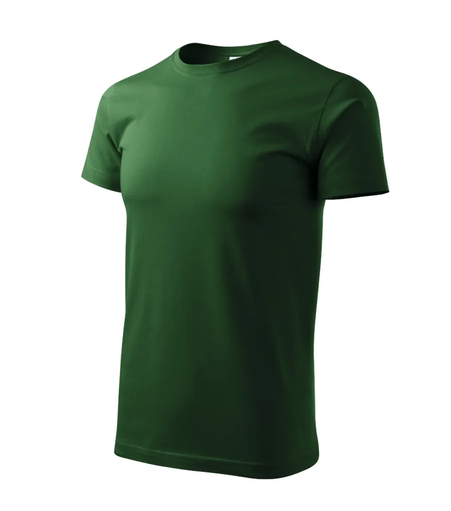 Tričko MALFINI Heavy New 137, unisex, lahvově zelená