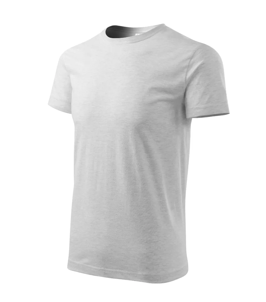 Tričko MALFINI Heavy New 137, unisex, světle šedý melír
