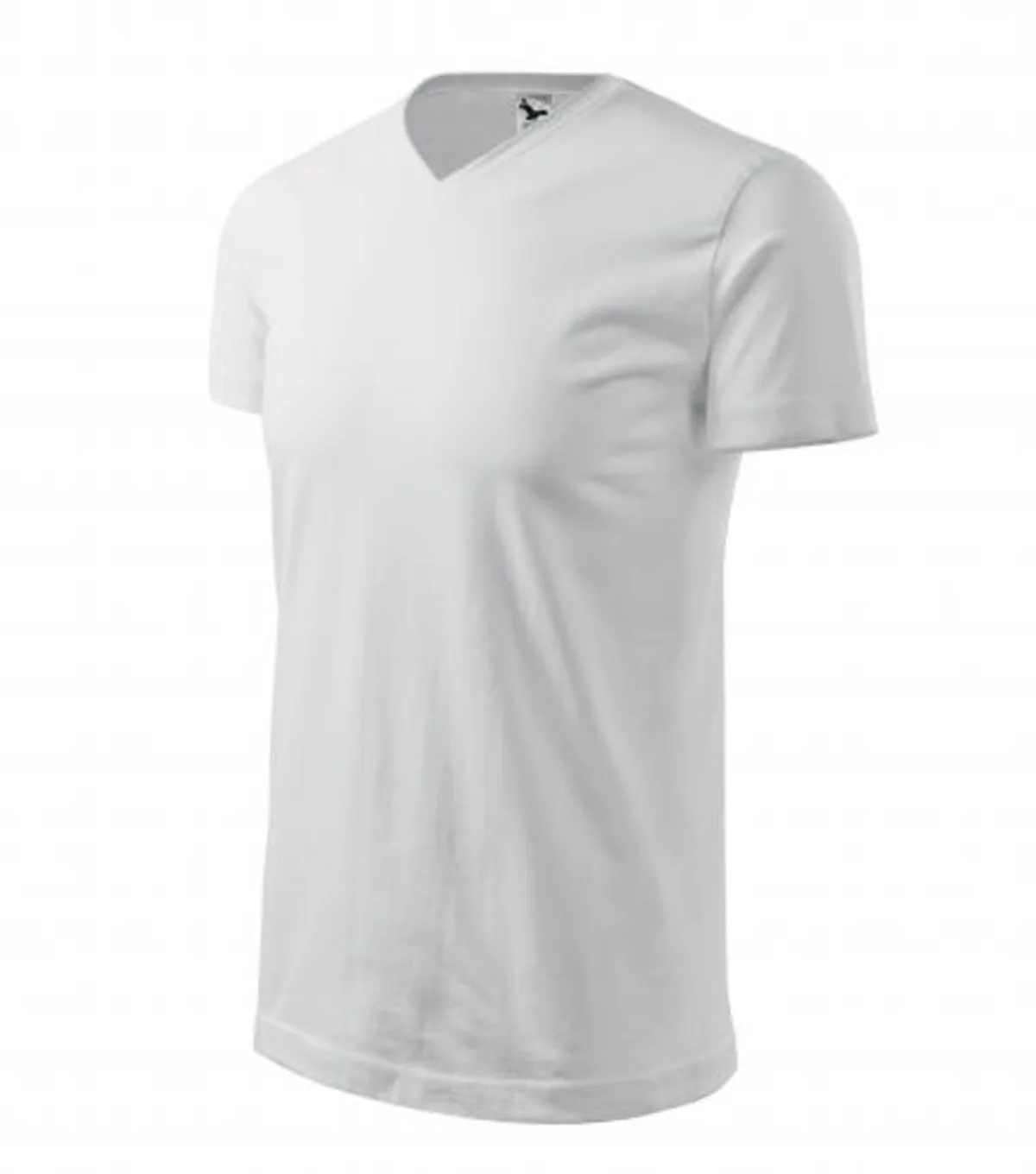 Tričko MALFINI Heavy V-neck 111, unisex, bílá - Obrázek 4