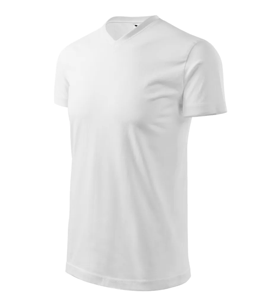 Tričko MALFINI Heavy V-neck 111, unisex, bílá
