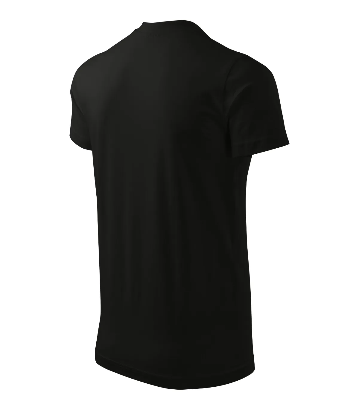Tričko MALFINI Heavy V-neck 111, unisex, černá - Obrázek 4