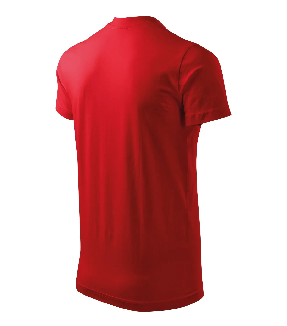 Tričko MALFINI Heavy V-neck 111, unisex, červená - Obrázek 4