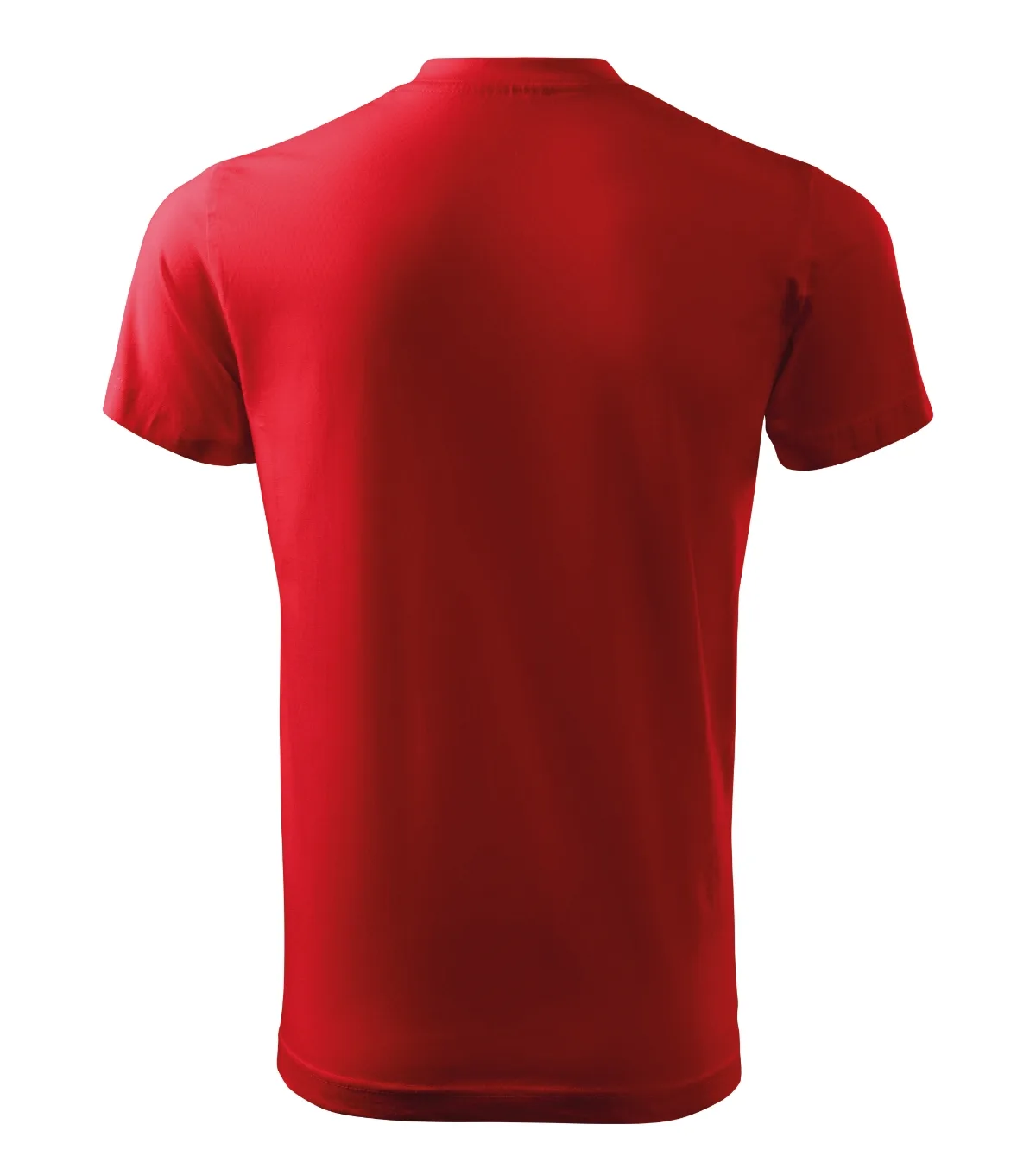 Tričko MALFINI Heavy V-neck 111, unisex, červená - Obrázek 5
