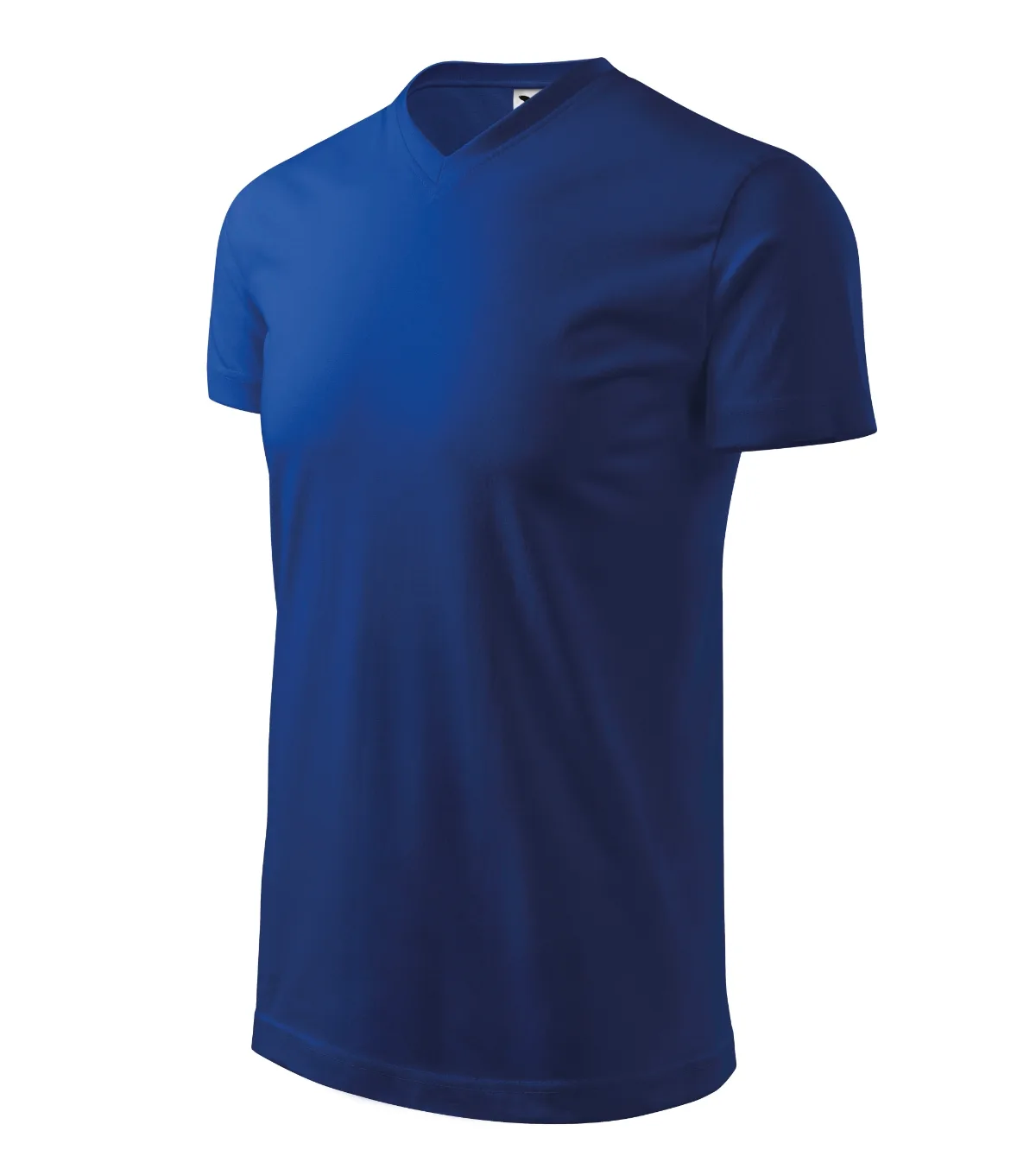 Tričko MALFINI Heavy V-neck 111, unisex, královská modrá