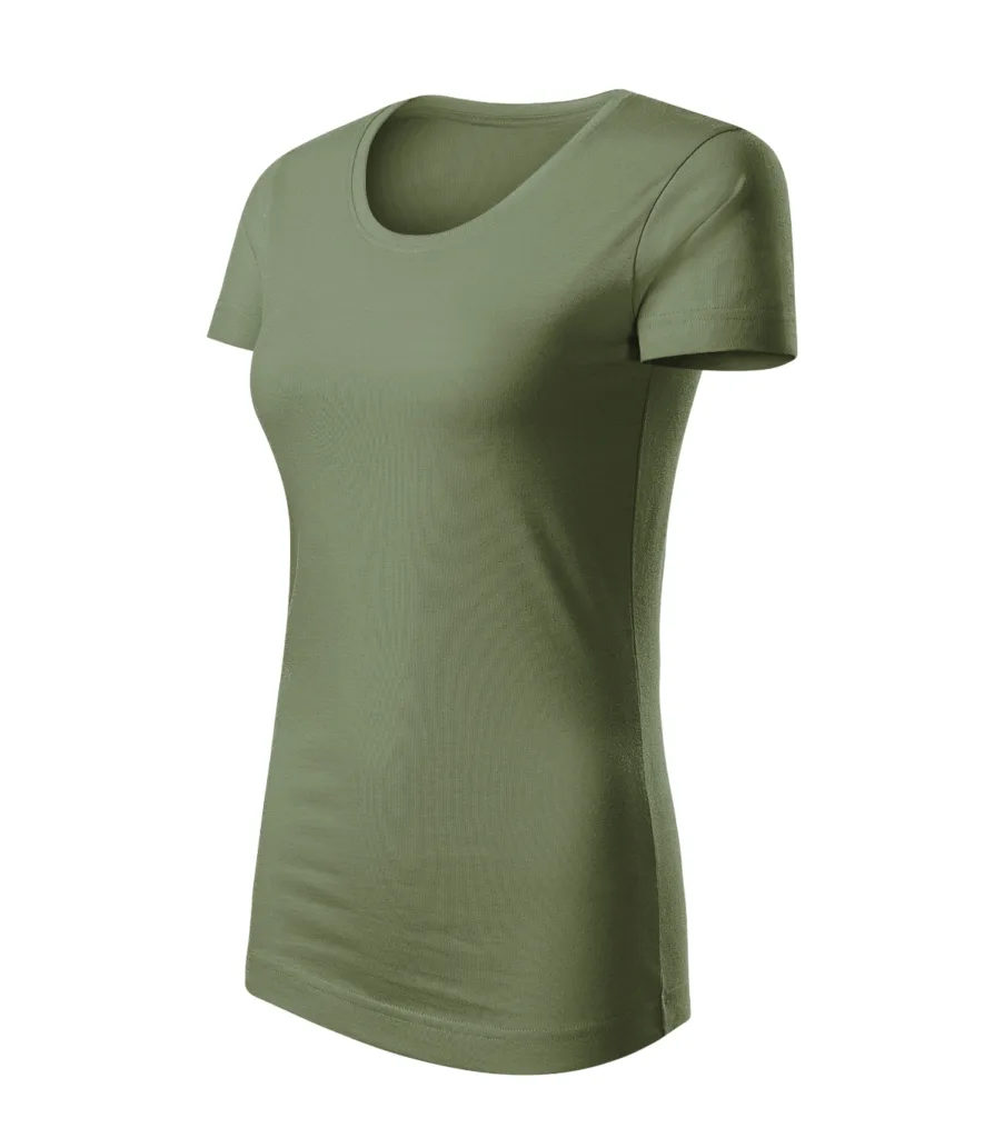 Tričko MALFINI Origin (GOTS) 172, dámské, khaki