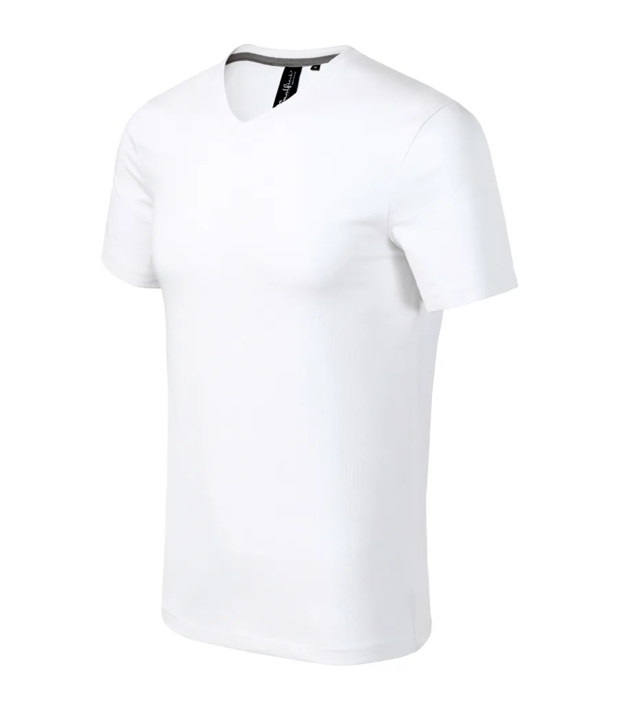 Tričko MALFINI Premium Action V-neck 700, pánské, bílá