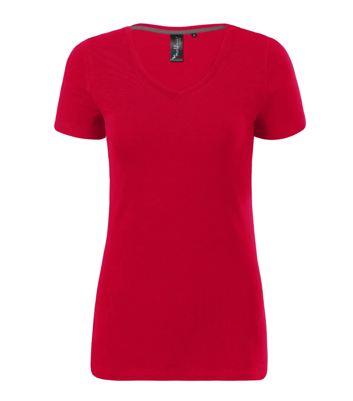 Tričko MALFINI Premium Action V-neck 701, dámské, formula red - Obrázek 2