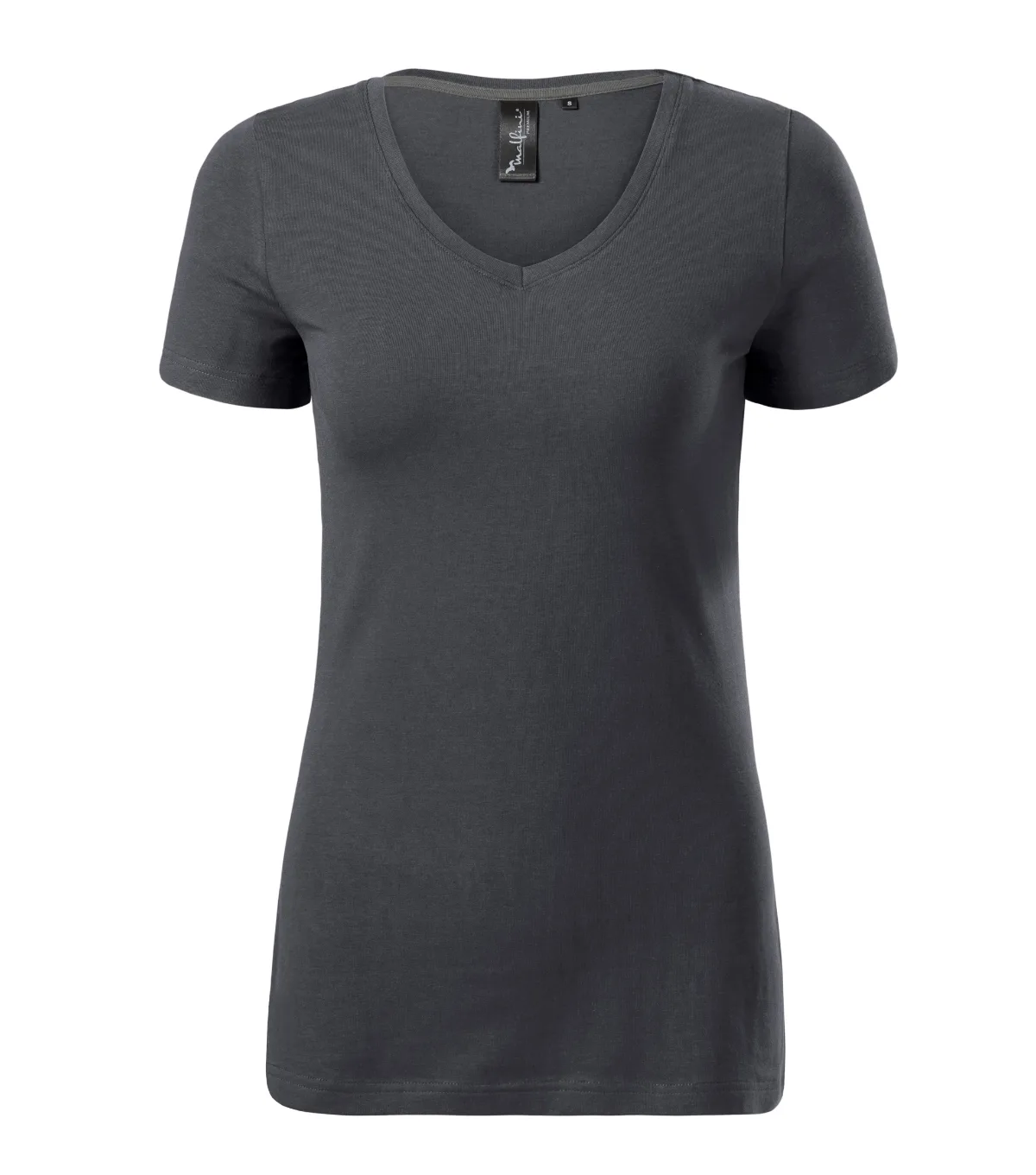 Tričko MALFINI Premium Action V-neck 701, dámské, light anthracite - Obrázek 2