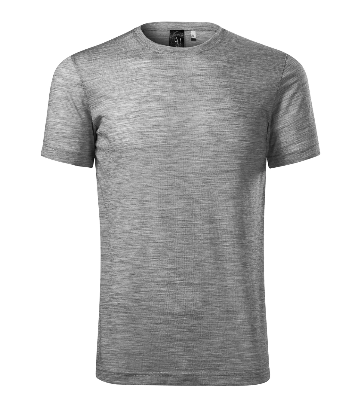 Tričko MALFINI Premium Merino Rise 157, pánské, tmavě šedý melír - Obrázek 2
