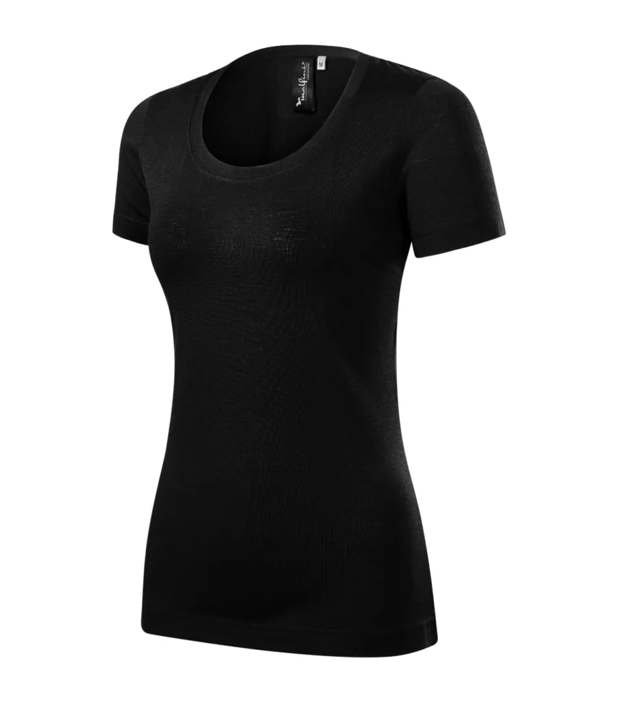 Tričko MALFINI Premium Merino Rise 158, dámské, černá