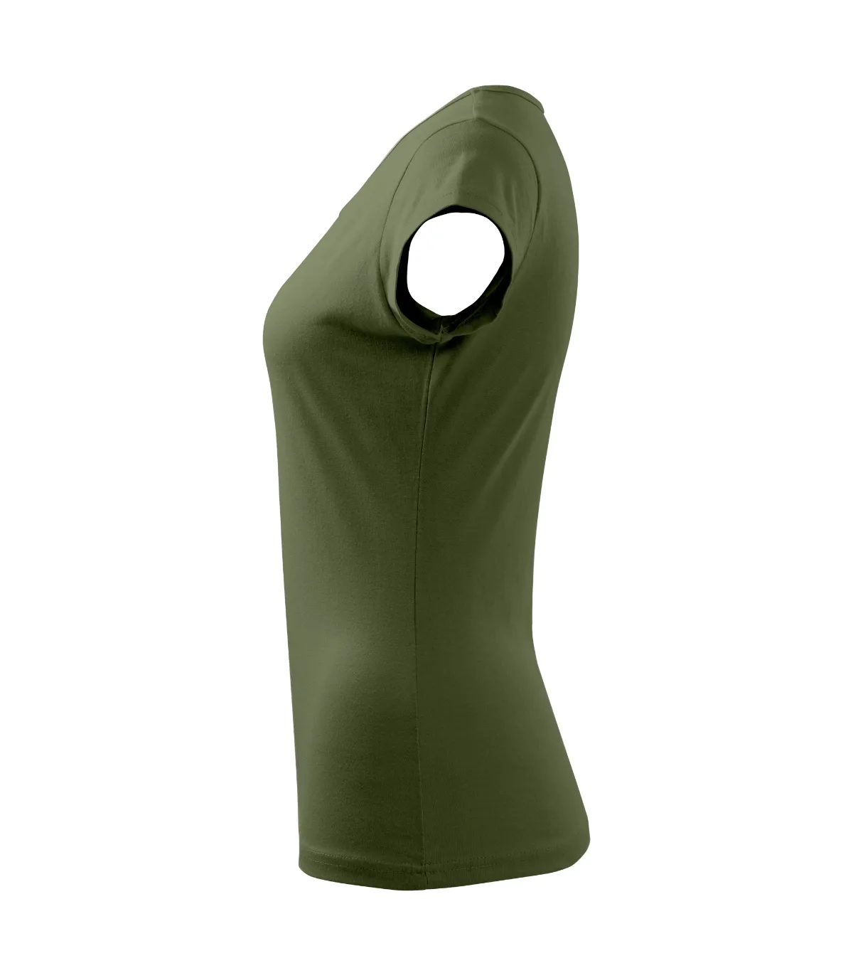 Tričko MALFINI Pure 122, dámské, khaki - Obrázek 3
