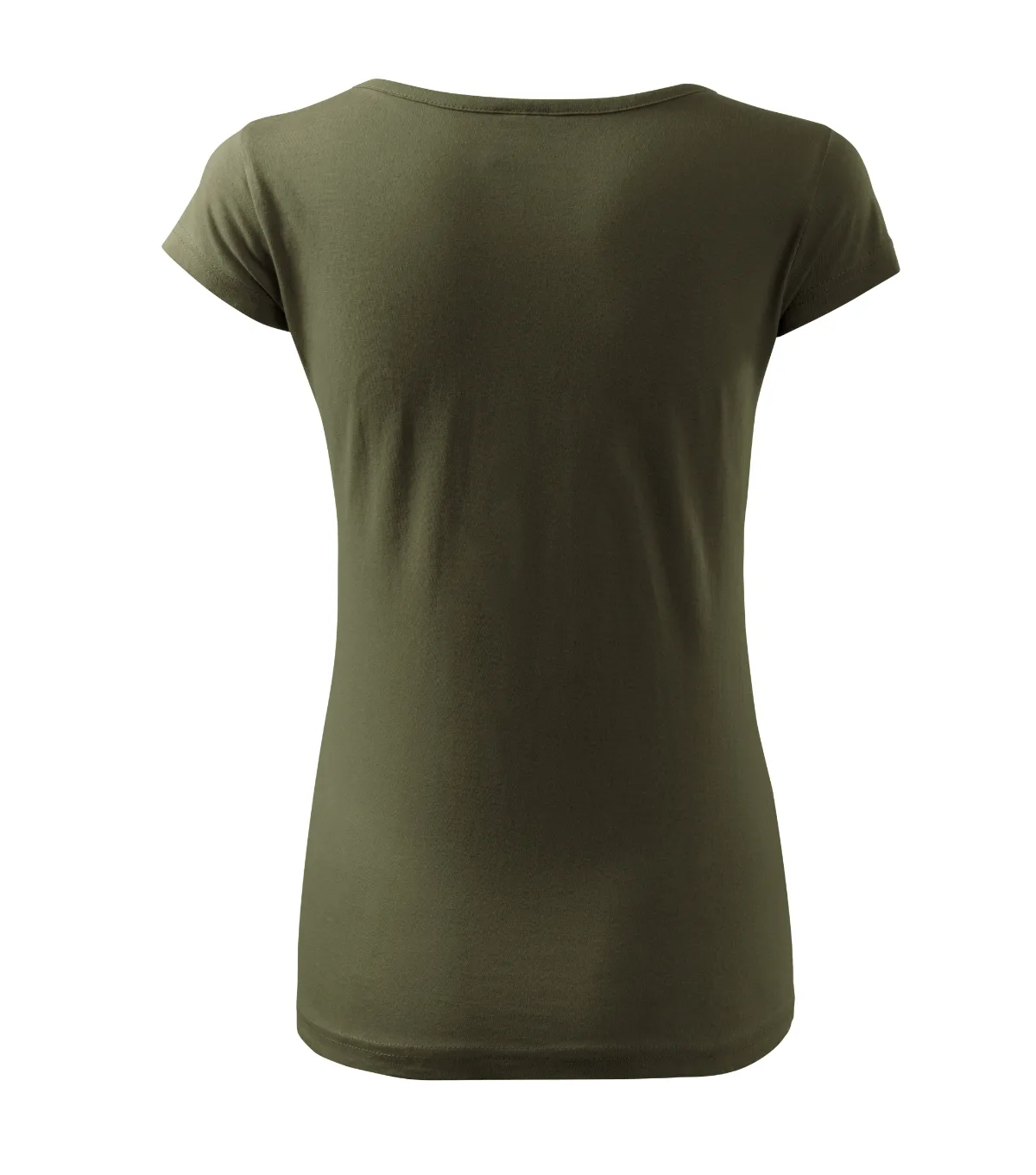 Tričko MALFINI Pure 122, dámské, military - Obrázek 4