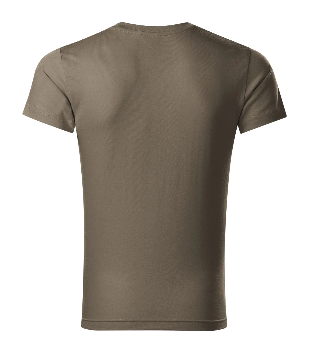 Tričko MALFINI Slim Fit V-neck 146, pánské, army - Obrázek 3