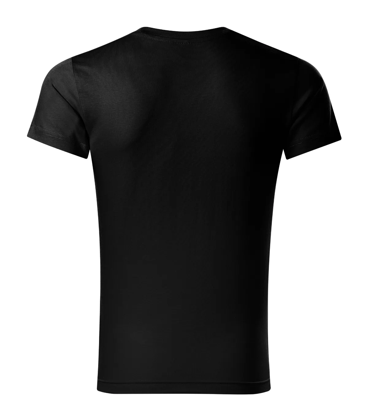 Tričko MALFINI Slim Fit V-neck 146, pánské, černá - Obrázek 3