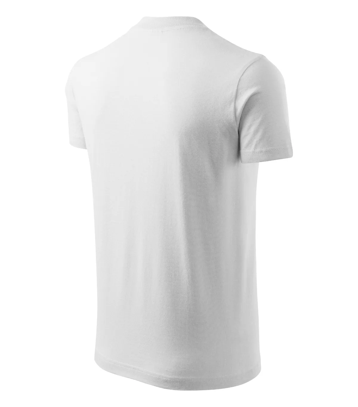Tričko MALFINI V-neck 102, unisex, bílá - Obrázek 4